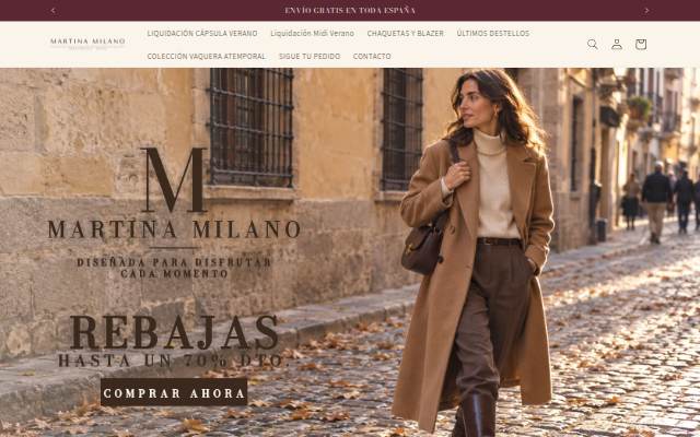 Martina Milano storefront