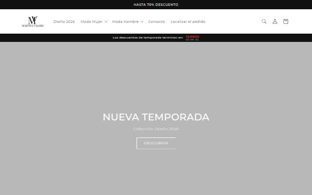 Martina Valero storefront