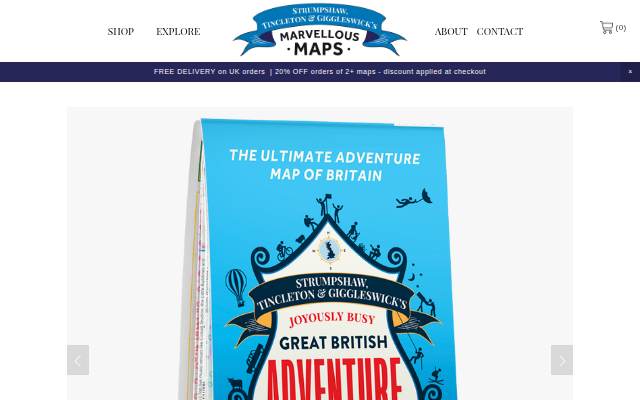 Marvellous Maps storefront
