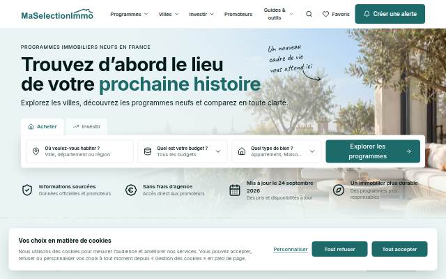 MaSelectionImmo.fr storefront