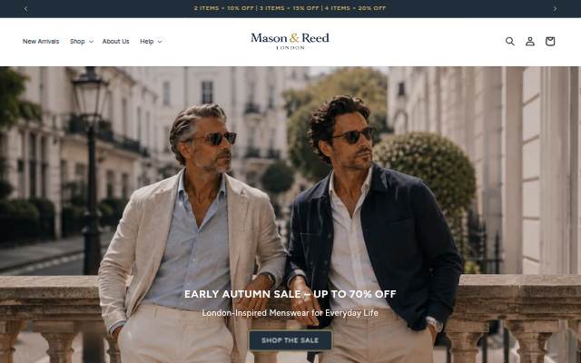 Mason &amp; Reed London storefront