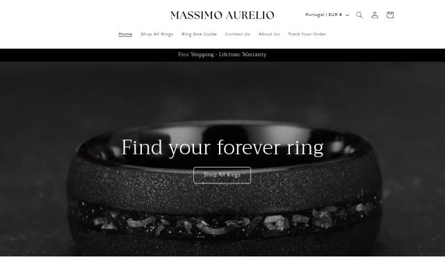 Massimo Aurelio storefront