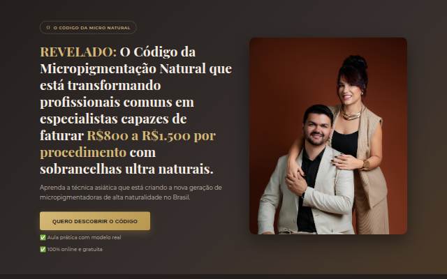 Masterclass: O Código da Micro Natural storefront