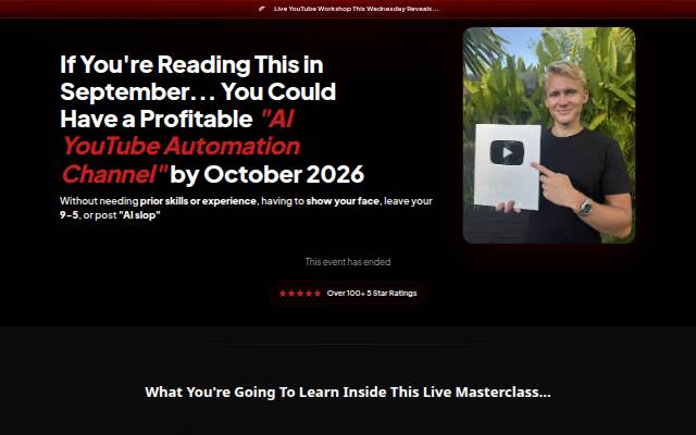 Faceless Launchpad Masterclass storefront