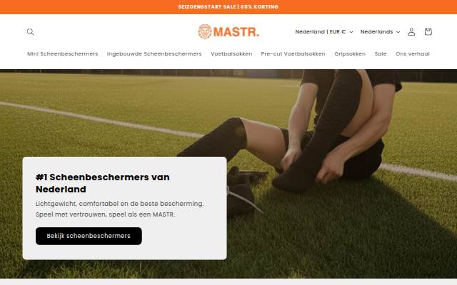 Mastr Sports storefront