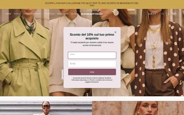 Montra da MATBEAUTYSHOP