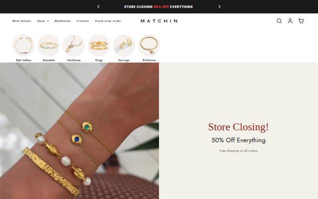 MATCHIN storefront