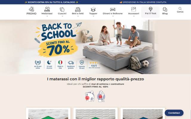 Materassi e Doghe storefront