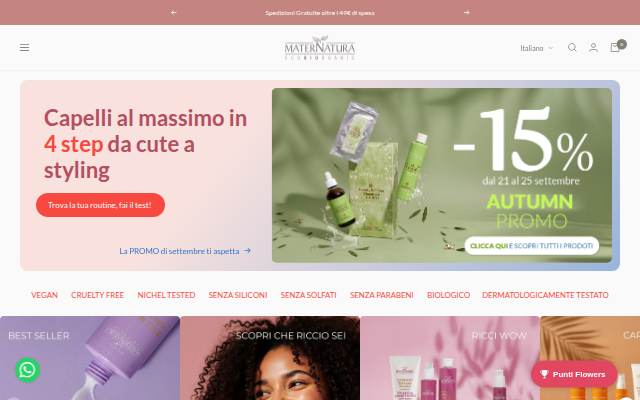 Maternatura.it storefront