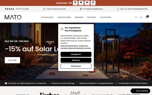 MATO storefront