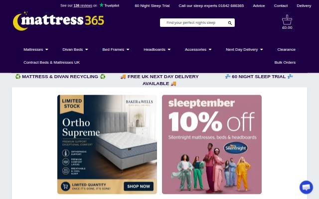Mattress365 storefront