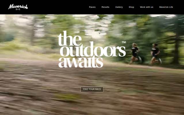 maverick-race.com storefront