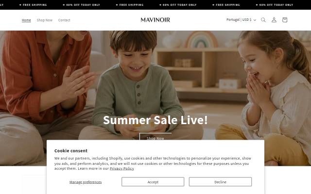 Mavinoir storefront