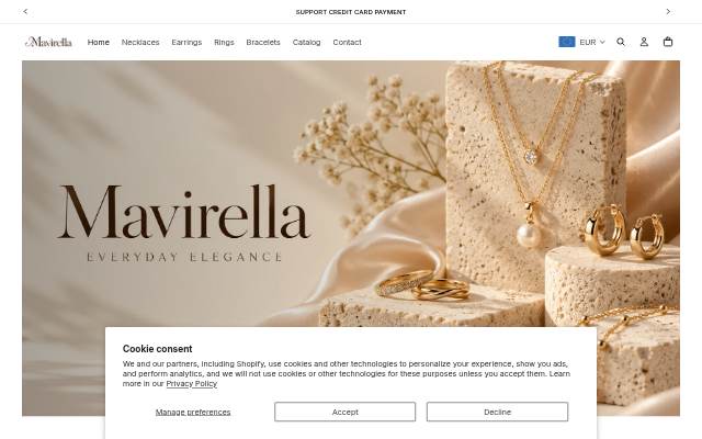 Mavirella storefront