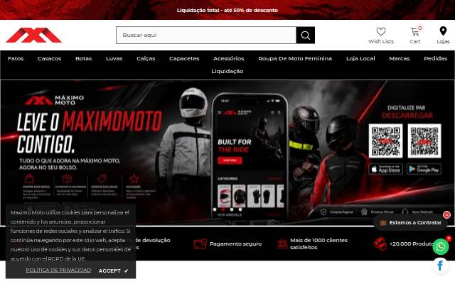 Maximo Moto Portugal storefront