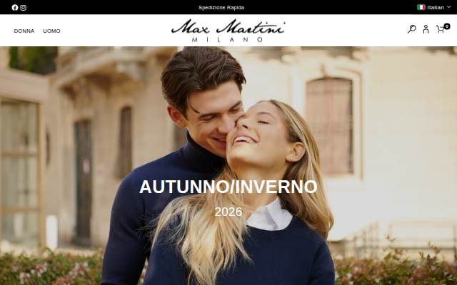 Max Martini Milano storefront