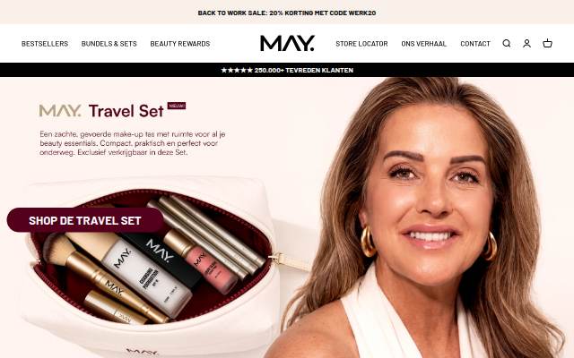 MayCosmetics storefront
