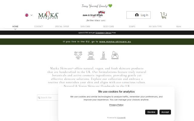 Montra da Mayka Skincare
