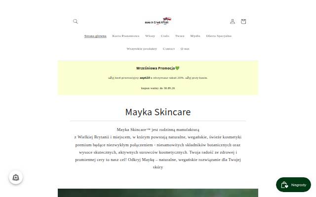 Mayka Skincare™ storefront