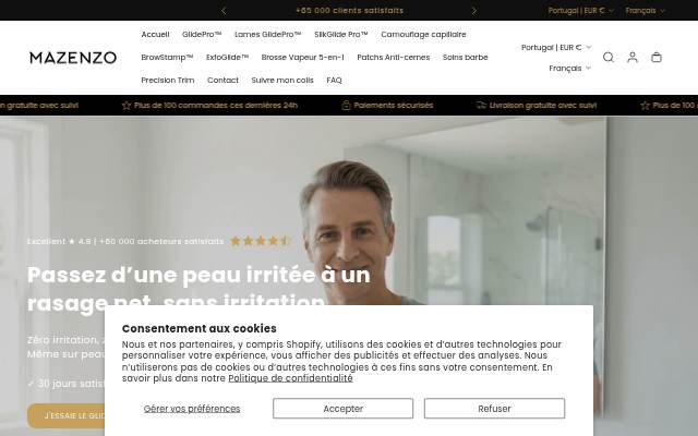 Mazenzo storefront