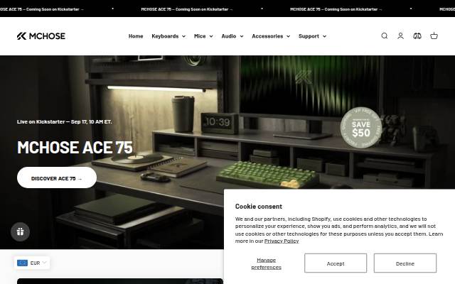 MCHOSE Official storefront