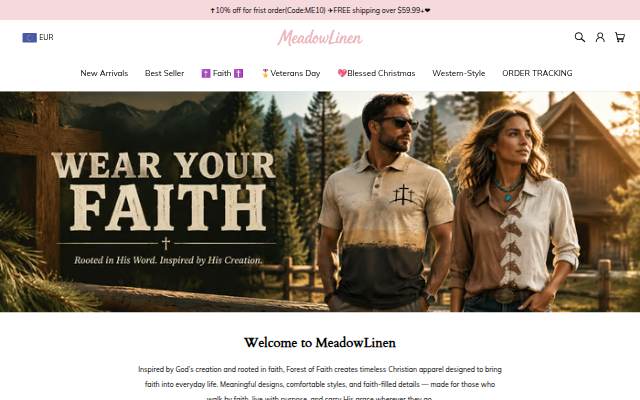 Meadowlinen storefront
