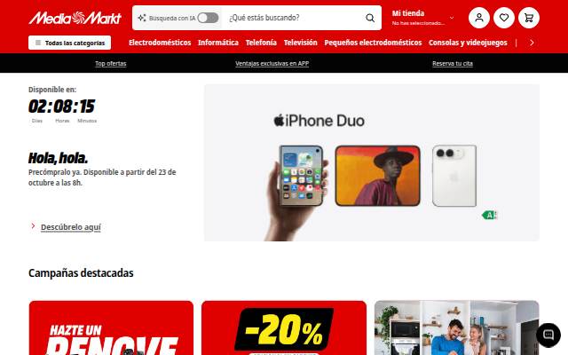 MediaMarkt storefront
