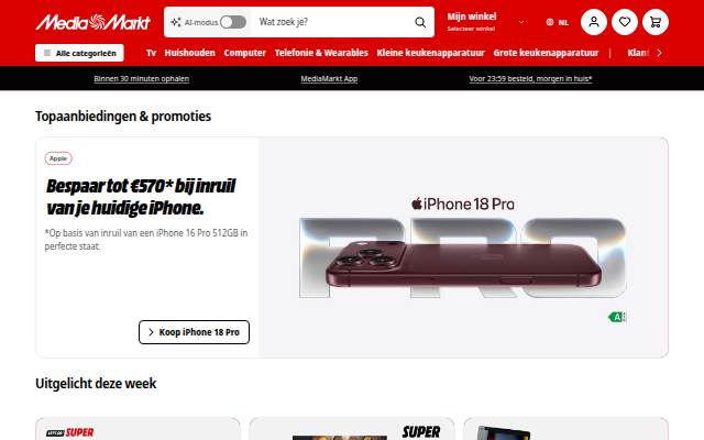 MediaMarkt storefront