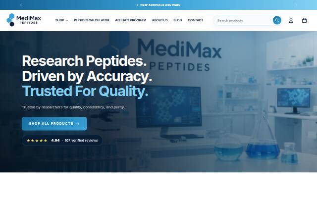 Montra da MediMax Peptides