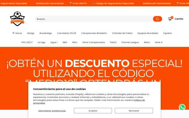 Medio del Campo storefront