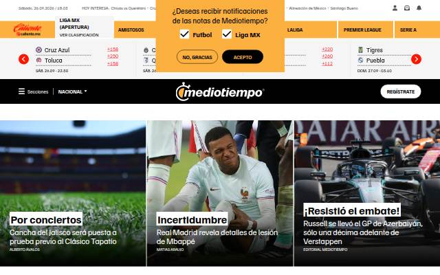 Mediotiempo storefront