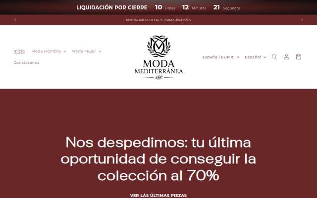 Moda Mediterranea storefront