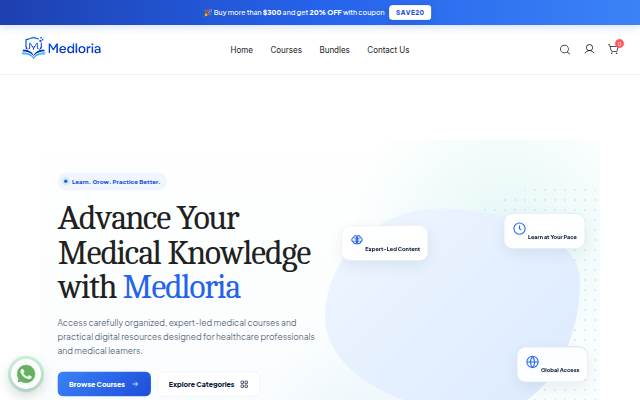 Medloria storefront