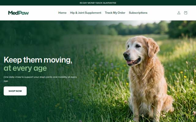 MedPaw storefront