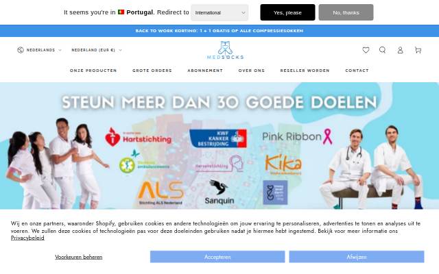 MedSocks storefront