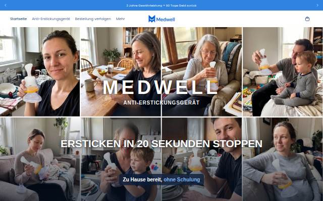 MedwellAid storefront