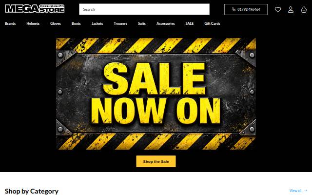 Montra da Mega Motorcycle Store