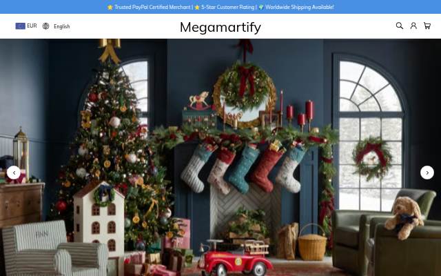 Megamartify storefront