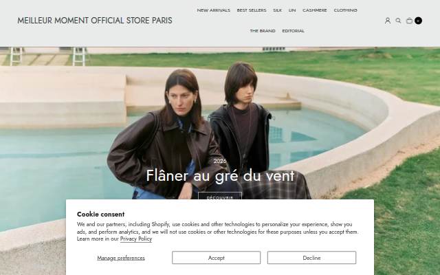Montra da MEILLEUR MOMENT OFFICIAL STORE NEW YORK