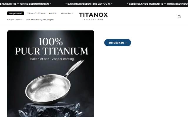 Titanox storefront