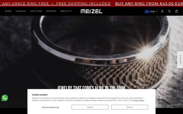 MEIZEL JEWELLERY storefront
