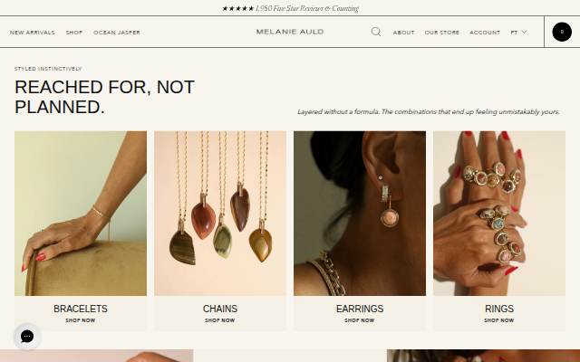 Startseite von Melanie Auld Jewelry