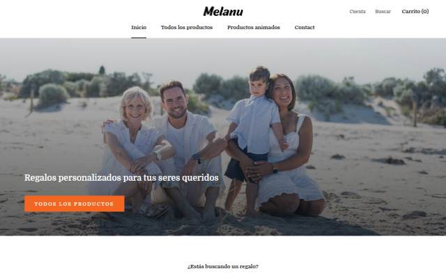 Startseite von Melanu ES