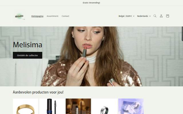 Melisima storefront