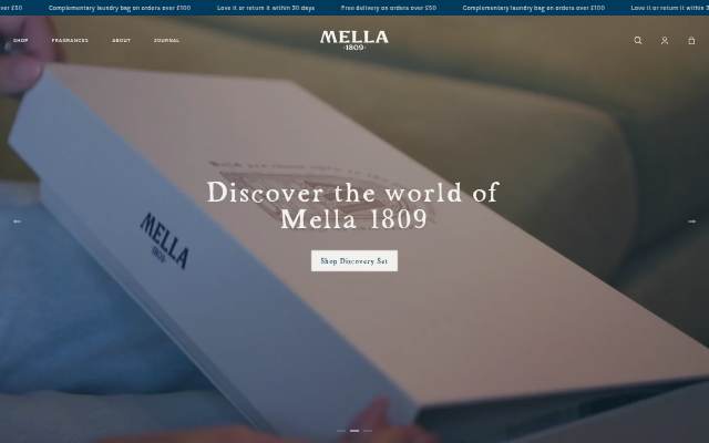 Mella 1809 storefront