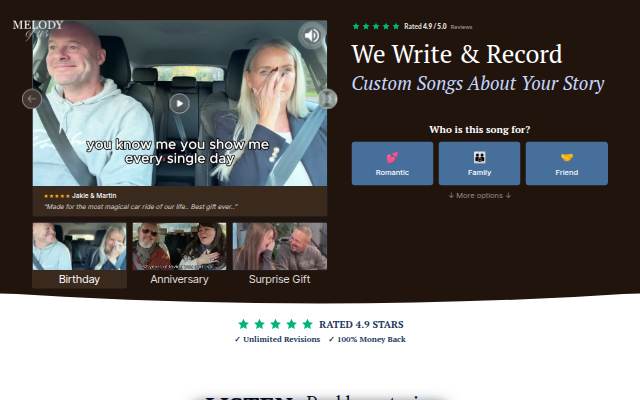 Melody of Us storefront