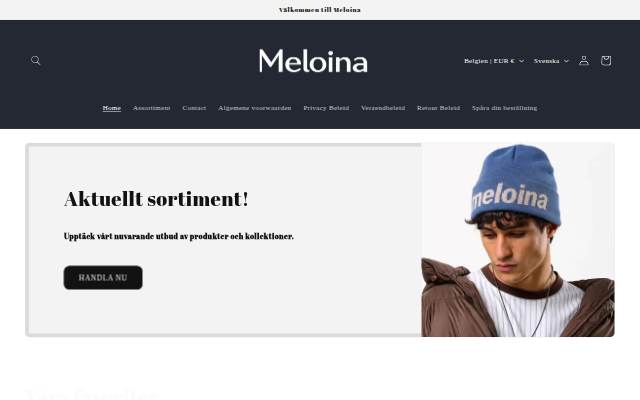 Startseite von Meloina