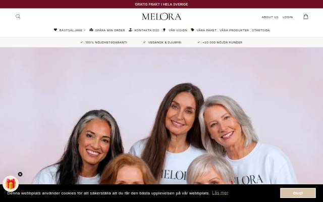 MELORA storefront