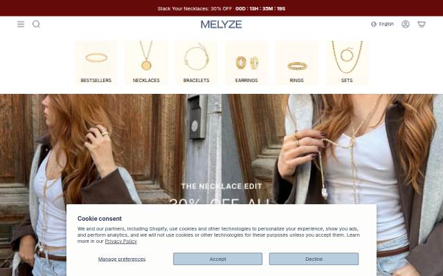 Startseite von Melyze