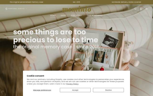 meminio storefront